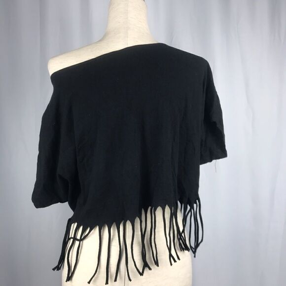 ASSA Cropped Fringed Top Size SM - Picture 7 of 7
